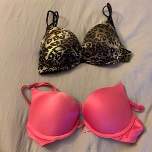 32A ambrielle & 34AA Victoria Secret extreme bras